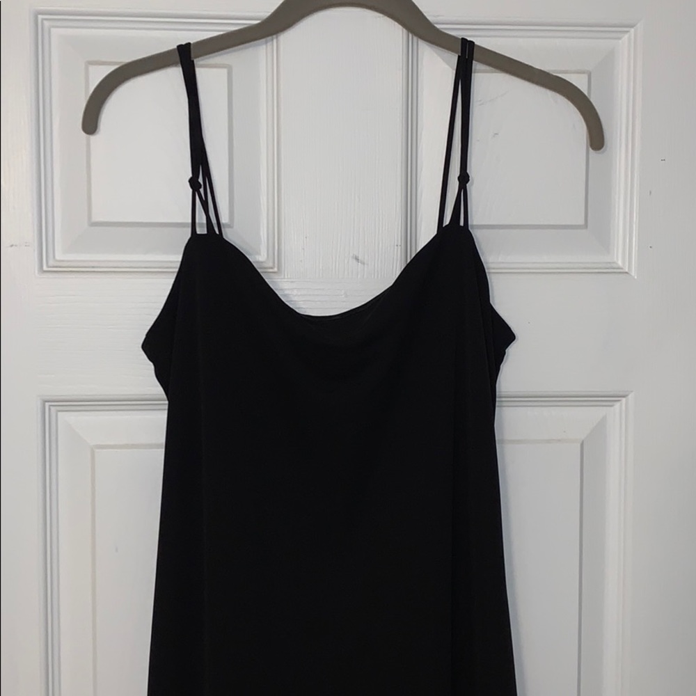 Women’s floor length black dress sz 10